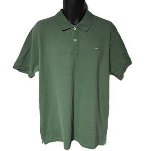 Funky Buddha Green Cotton Short Sleeve Polo Shirt Size XL